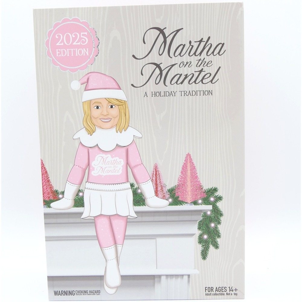 Martha On The Mantle A Holiday Tradition 2025 Edition 12" Plush Collectible 14+